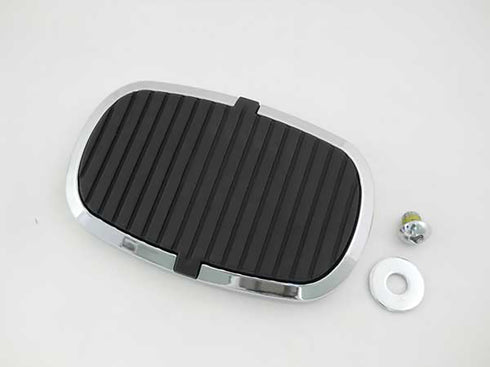 Wyatt Gatling Large Brake Pedal Pad Chrome - 28-0825