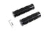 Wyatt Gatling Black Retro Throttle by Wire Grip Set - 28-0871