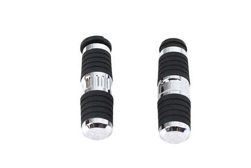 V-Twin Hand Grip Set Chrome - 28-0873