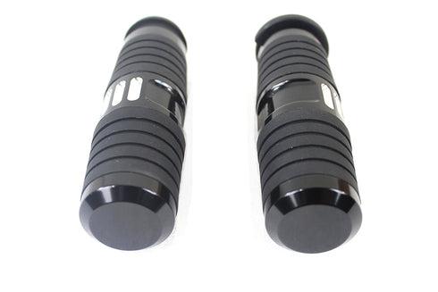 V-Twin Hand Grip Set Black - 28-0874