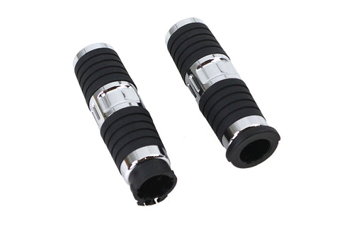 V-Twin Hand Grip Set Chrome - 28-0875