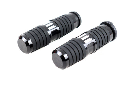 V-Twin Hand Grip Set Black - 28-0876