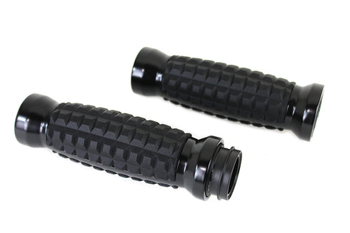 Wyatt Gatling Alligator Style Grip Set Black - 28-0896