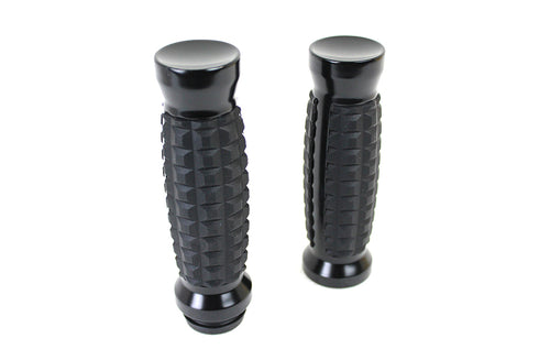 Wyatt Gatling Alligator Style Grip Set Black - 28-0896