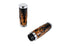 V-Twin Amber Flame Style Throttle By Wire Grip Set with Chrome Ends - 28-0899