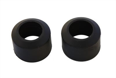 V-Twin 33mm Rubber Fork Boots Black - 28-0900