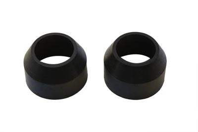 V-Twin 41mm Rubber Fork Boots Black - 28-0901
