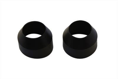 V-Twin 35mm Rubber Fork Boots Black - 28-0902