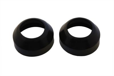 V-Twin 41mm Rubber Fork Boots Black - 28-0909