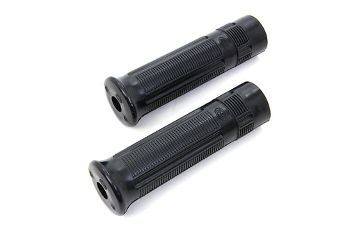 V-Twin Black Beck Plastic Grip Set - 28-0931