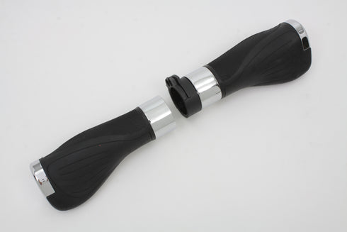 V-Twin Wyatt Gatling Donkey Style Handlebar Grip Set - 28-0934