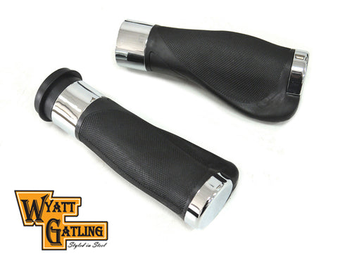 V-Twin Wyatt Gatling Donkey Style Handlebar Grip Set - 28-0935