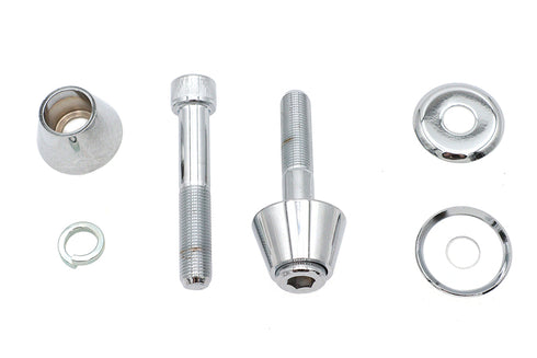 V-Twin Tapered Cone Riser Kit Chrome - 28-0950