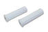 V-Twin White Beck Plastic Grip Set - 28-0961