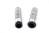 Wyatt Gatling Chrome Retro Throttle by Wire Grip Set - 28-0984