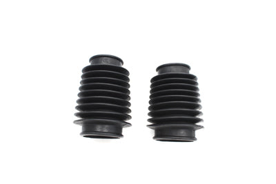 V-Twin Fork Boot Set Black - 28-1994