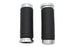Wyatt Gatling Black Leather Grip Set with Smooth End Caps - 28-2015