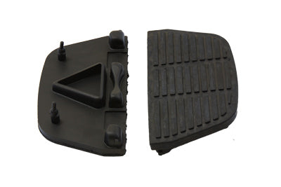 V-Twin Passenger Footboard Mat Black - 28-2120