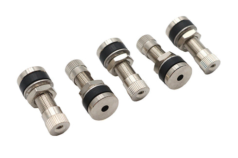 V-Twin Tubeless Tire Valve For Mag Style Rims Chrome - 28-2131