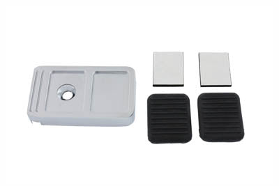 Wyatt Gatling Brake Pedal Pad Chrome - 28-2226