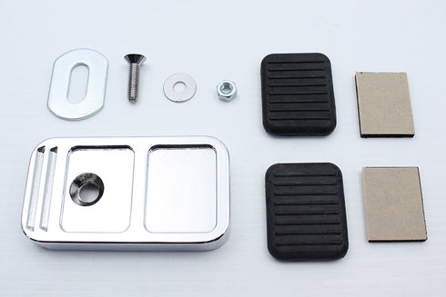 Wyatt Gatling Brake Pedal Pad Chrome - 28-2257