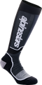 ALPINESTARS Youth MX Plus Socks - Black/White - Medium/Large 4742324-12-ML