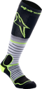 ALPINESTARS MX Pro Socks - Black/Gray/Yellow - Medium 4701524-175-M