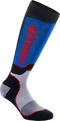ALPINESTARS Youth MX Plus Socks - Black/White/Blue/Red - Medium/Large 4742324-1226-ML