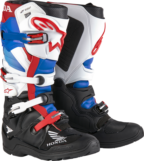 ALPINESTARS Tech 7 Enduro Drystar? Boots - Black/White/Blue/Red - US 8 / EU 42 2012723-1272-8
