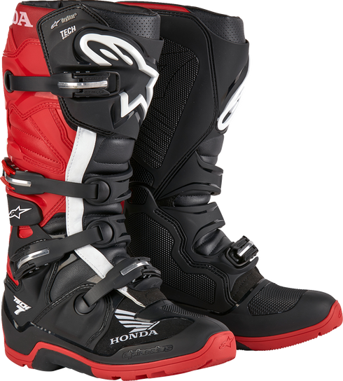 ALPINESTARS Tech 7 Enduro Drystar? Boots - Black/Red - US 12 / EU 47 2012723-1303-12