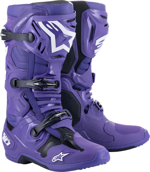 ALPINESTARS Tech 10 Boots - Purple/Black - US 13 / EU 48 2010020-394-13