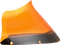 KLOCK WERKS Kolor Flare™ Windshield - 9" - Orange - FXRP KWW-02-0612