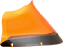 KLOCK WERKS Kolor Flare™ Windshield - 9" - Orange - FXRP KWW-02-0612