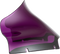KLOCK WERKS Kolor Flare™ Sport Windshield - 9" - Purple - FLTR KWW-01-0673
