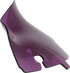 KLOCK WERKS Kolor Flare™ Sport Windshield - 4" - Purple - FLH KWW-01-0680