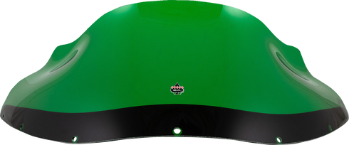 KLOCK WERKS Kolor Flare™ Windshield - 9" - Green - FXRP KWW-02-0613