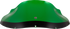 KLOCK WERKS Kolor Flare™ Windshield - 9" - Green - FXRP KWW-02-0613