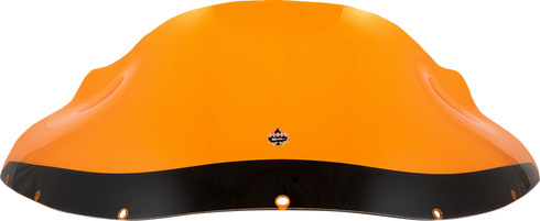 KLOCK WERKS Kolor Flare™ Windshield - 9" - Orange - FXRP KWW-02-0612