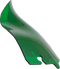 KLOCK WERKS Kolor Flare™ Sport Windshield - 6-1/2" - Green - FLH KWW-01-0685