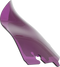 KLOCK WERKS Kolor Flare™ Sport Windshield - 6-1/2" - Purple - FLH KWW-01-0687