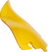 KLOCK WERKS Kolor Flare™ Sport Windshield - 6-1/2" - Yellow - FLH KWW-01-0683