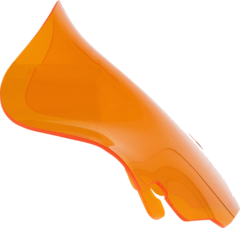 KLOCK WERKS Kolor Flare™ Windshield - 6-1/2" - Orange - FLH KWW-01-0695
