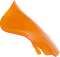 KLOCK WERKS Kolor Flare™ Windshield - 6-1/2" - Orange - FLH KWW-01-0695