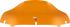 KLOCK WERKS Kolor Flare™ Sport Windshield - 6-1/2" - Orange - FLH KWW-01-0682
