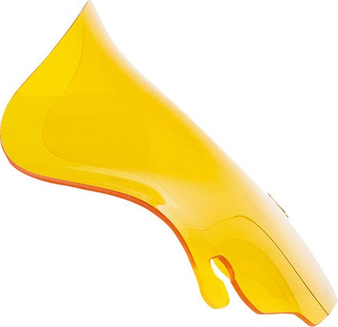 KLOCK WERKS Kolor Flare™ Windshield - 6-1/2" - Yellow - FLH KWW-01-0696
