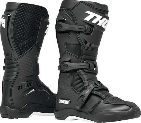 THOR BLITZ XR MOTOCROSS MX DIRTBIKE BOOT BLACK/WHITE SIZE 10