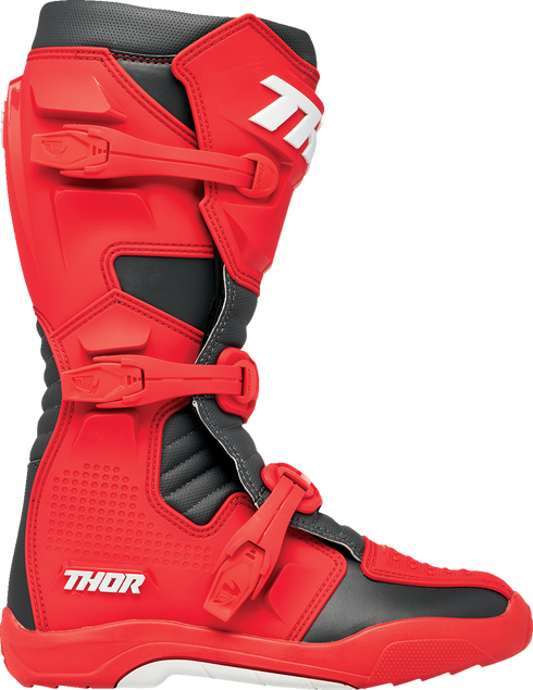 THOR Blitz XR Boots - Red/Charcoal - US 8 3410-3110