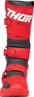 THOR Blitz XR Boots - Red/Charcoal - US 7 3410-3109