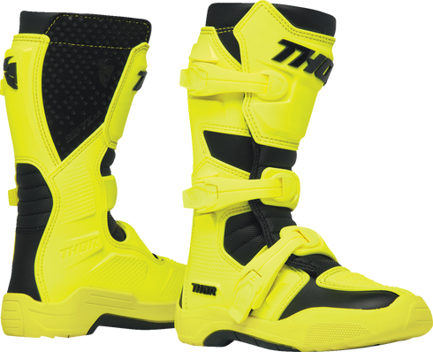 THOR Youth Blitz XR Boots - Acid/Black - US 7 3411-0765