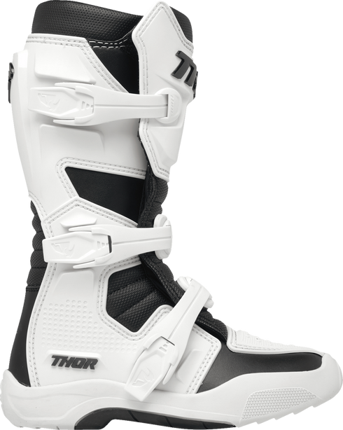 THOR Youth Blitz XR Boots - White/Black - US 7 3411-0751